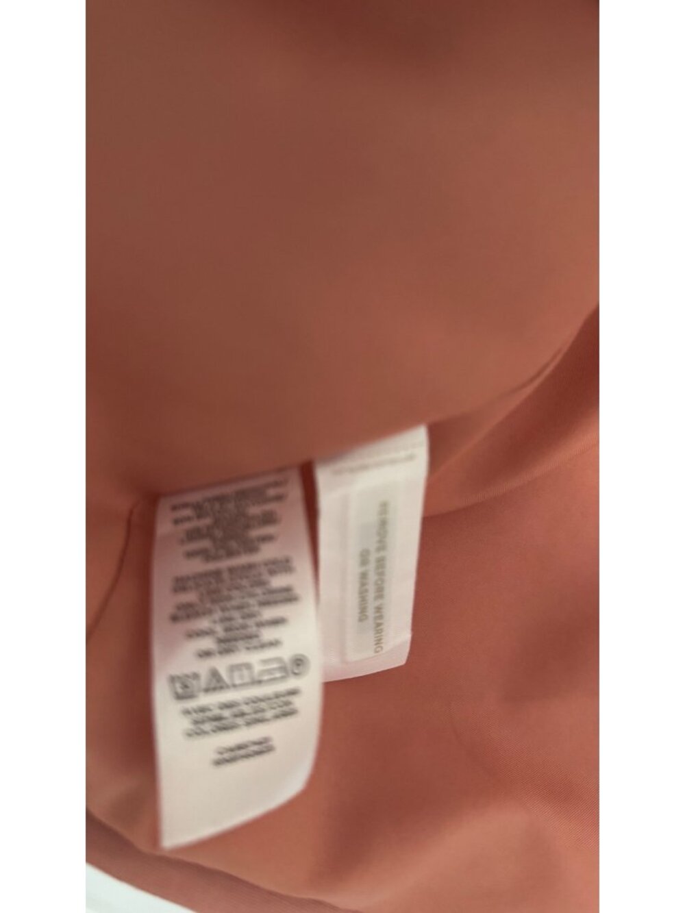 Loft Womens Peach Blazer Size M Lightweight Rayon/Nylon Blend Career New - Picture 10 of 16